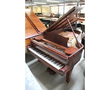 Steinway (c1883) A 6ft 11in 85-note Model B grand piano in a rosewood case on later square tapered legs; together with a stoo