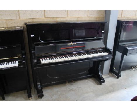 Steinway (c1887) A Vertegrand upright piano in an ebonised case. This piano has been restored in the recent past. IRN:&nbsp;1