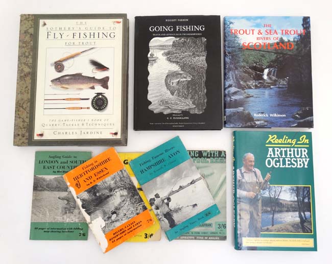 Fishing Books A collection of 9 books on fishing to include '' The