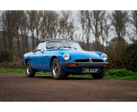 Registration – LRG 602P
Chassis No. – GHN5-372357G
M.O.T. – TBC
Odometer – 113,000
An MGB Roadster that has catalogued eviden