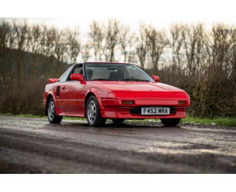 Registration – F452 MRA
Chassis No. – JT2AW16J3K0160538
M.O.T. – July 2025
Odometer – 82,872
The original Toyota MR2 was a re