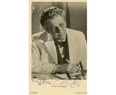 GERMAN CINEMA: Selection of vintage signed postcard photographs by various German actors and actresses. The Ross postcards co