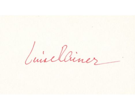 CINEMA: Selection of signed pieces, and signed postcard photographs (2) by various American actors and actresses, including B