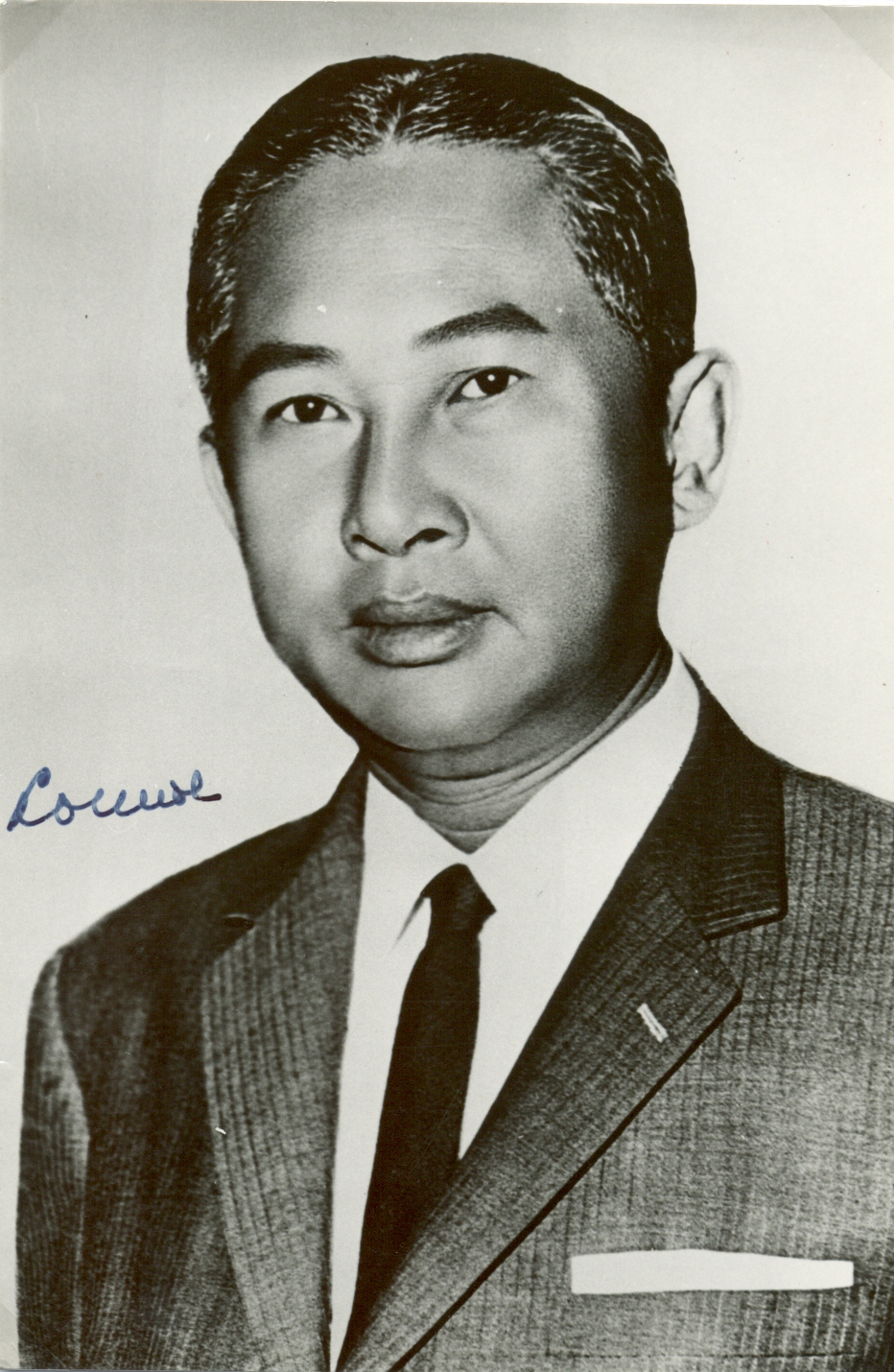 LON NOL: (1913-1985) Cambodian Marshal And Politician. Prime Minister ...