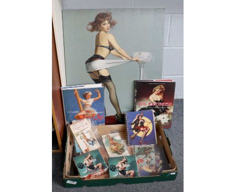 Gil Elvgren ''All His Glamorous American Pin-Ups'', together with ''The Great American Pin-Up'', two 2002 Taschen calendars, 