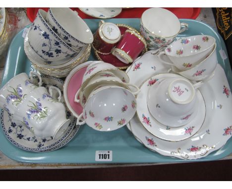 New Chelsea, Paragon, Doulton, Spode and other table China:- One Tray.