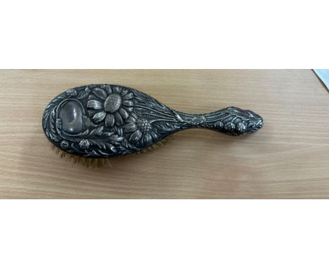 Vintage hallmarked silver brush 