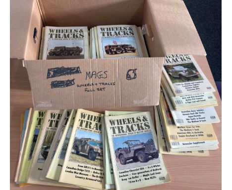Full set of vintage Wheels and track magazines