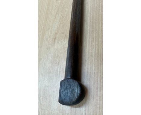 Tribal Zulu knobkerrie staff, length 36 inches&nbsp;