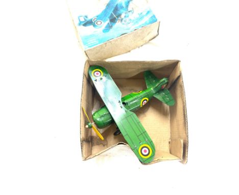 Vintage tin aircraft model AS 586 