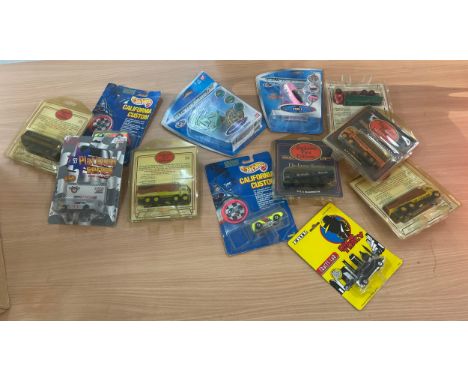Large selection of vintage and later cars includes Thunder birds, Hot Wheels etc 