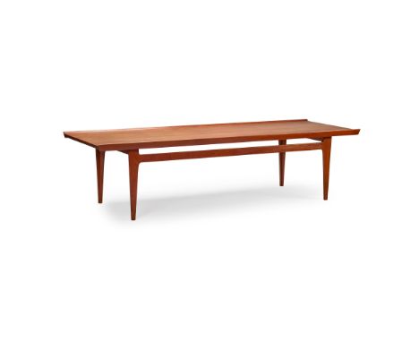 Finn Juhl (Danish 1912-1989) for France &amp; Søn Coﬀee Table, 1950s model FD531/45, teak(45cm high, 175.3cm wide, 60.3cm dee