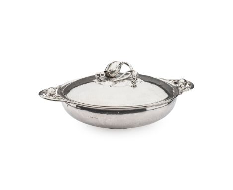 Georg Jensen (Danish 1866-1935) 'Blossom' Tureen, conceived 1905 model 2C, silver, stamped with manufacturer's mark and '925S