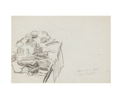 § Dame Laura Knight R.A. (British 1877-1970) Ballet Dressing Table Signed and inscribed with title (lower right), pencil and 