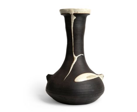 § Janet Leach (British / American 1918-1997) at Leach Pottery Vessel impressed artist's and pottery seals, stoneware with pou