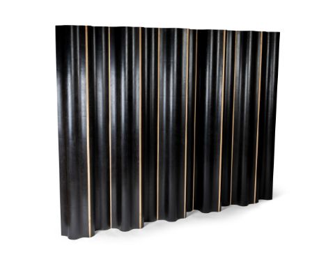Charles &amp; Ray Eames (American 1907-1978 &amp; 1912-1988) FSW '10' Panel Screen lacquered plywood(173cm high (68in high), 