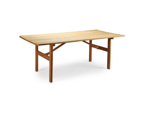 Børge Mogensen (Danish 1914-1972) for Fredericia Furniture Table, designed 1965 model 284, oak(70cm high, 180cm wide, 89cm de