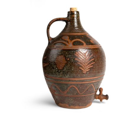 § Michael Cardew (British 1901-1983) at Winchcombe Pottery Cider Flagon, 1931 impressed artist's and pottery seals, earthenwa