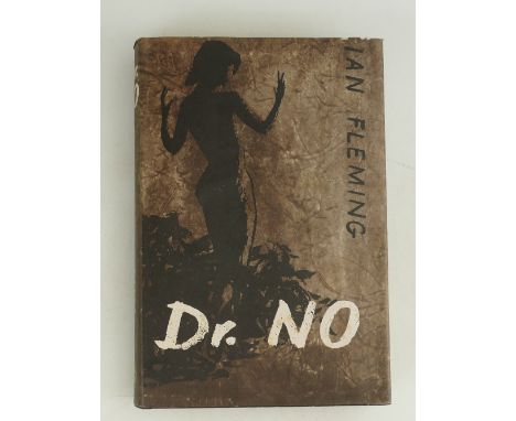 Dr. No book by Ian Fleming First Edition Second Impression.  D/J good, some slight nibbles.  Light foxing to page edges.