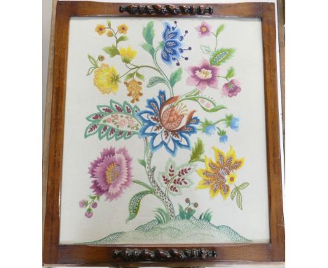 Tapestry - fine quality in oak frame 54cm x 47.5cm excl frame.