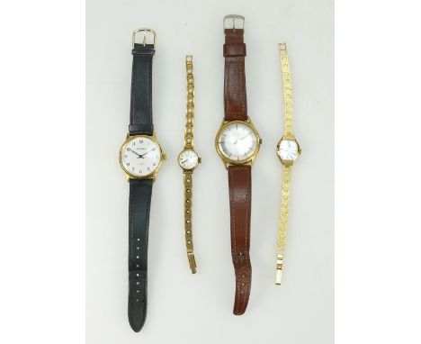 A collection of wristwatches including gents Sekonda and Majex and ladies Limit and Rotary wristwatches (4)