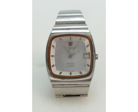 1970s Omega Constellation Chronometer Electronic F300HZ with stainless steel bracelet (not working)
