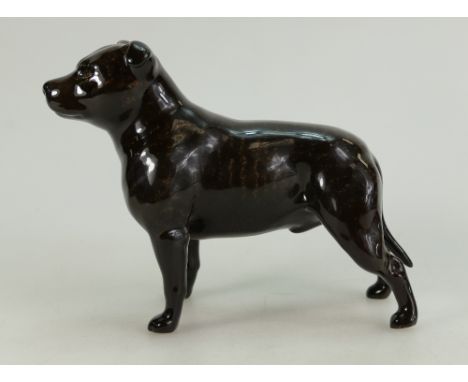 Beswick Staffordshire Brindle bull terrier 1982A