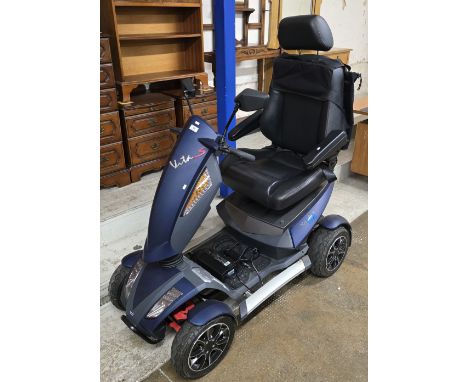 TGA VITA S, MOBILITY SCOOTER WITH CHARGER AND CARRY BAG, LED LIGHTS, INDICATORS, WING MIRRORS ETC IN WORKING ORDER WITH 2 KEY