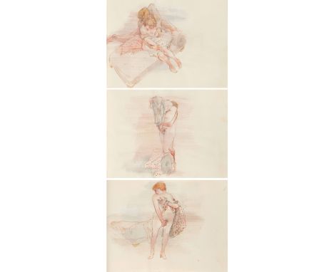 Otto Rudolf SchatzMappe mit 18 erotischen Darstellungen1954Bleistift und Aquarell auf Papier, in Mappe gebunden18,8 x 27 cmMo