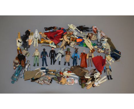 66 x Kenner Star Wars 3 3/4" action figures. Overall appear G-VG. 