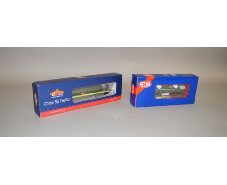 OO gauge, two DCC Ready diesel locomotives: Bachmann 32-529A Class 55 Deltic D9014 'The Duke of Wellington Regiment' two tone