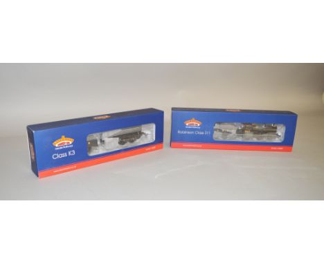 OO gauge, Bachmann, two DCC Ready LNER black locomotives: 31-318 0-6-0 Class J11 '5317'; 32-279A 2-6-0 Class K3 '1304'. Both 