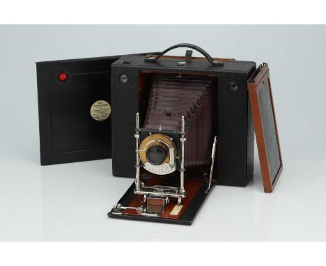 A No. 5 Cartridge Kodak Model E Folding Camera, A No. 5 Cartridge Kodak Model E Folding Camera,black, body G-VG, with ground 