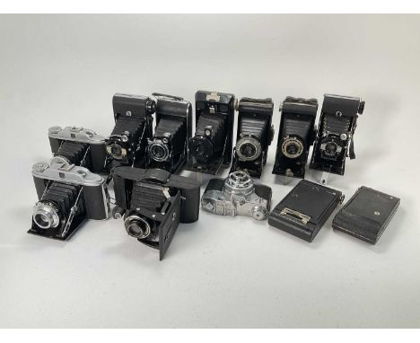 A Mixed Selection of Folding Cameras, A Mixed Selection of Folding Cameras,From makers including Voigtlander, Kershaw, Kodak,