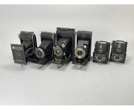 A Selection of Mediumf Format Cameras, A Selection of Mediumf Format Cameras,From makers including Kodak &amp; Ensign, All un