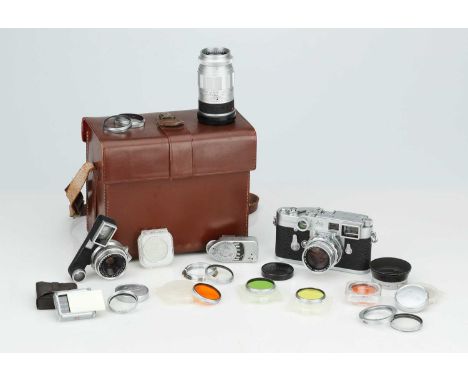 A Leica M3 DS Rangefinder Camera, A Leica M3 DS Rangefinder Camera,chrome, serial no. 819396, with Leitz Summicron Dual-Range