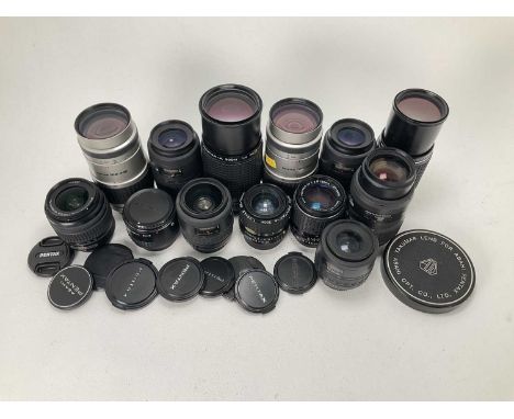 A Selection of Camera Lenses for Pentax Cameras, A Selection of Camera Lenses for Pentax Cameras,Mostly for Pentax K mount, u