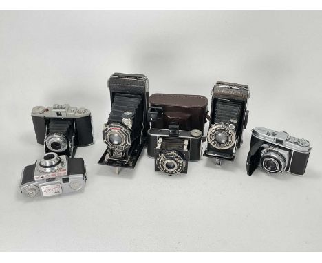 A Mixed Selection of Cameras, A Mixed Selection of Cameras,Including a Kodak Six-16, a Kodak Vollenda 620, a Kodak Retina Ib,