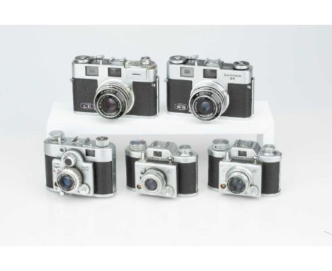A Collection of Samoca Cameras, A Collection of Samoca Cameras,including Samoca 35 II, Samoca 35 III, Samoca Super, Samoca 35