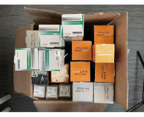 A Selection of Boxed Camera Tripods &amp; Monopods, A Selection of Boxed Camera Tripods &amp; Monopods,From makers including 