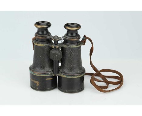 A Pair of Heath &amp; Co. Ltd. Binoculars, A Pair of Heath &amp; Co. Ltd. Binoculars,brass &amp; black lacquer, body F-G, som