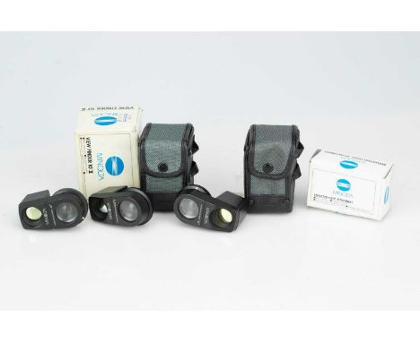 A selection of Minolta Light Meter Attachments, A selection of Minolta Light Meter Attachments,including a 10Â° and two 5Â° f