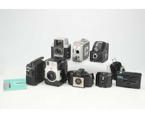 A Selection of Various Cameras, A Selection of Various Cameras,including V.P. Twin, Kodak Brownie 127, Bell &amp; Howell Elec