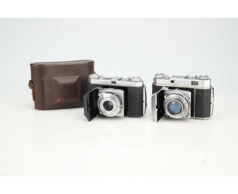 Two Kodak Folding Cameras, Two Kodak Folding Cameras,including a Retina II, also with a Retinette, AF