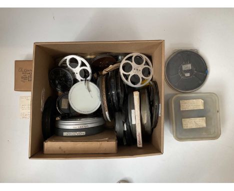 Film Reels Drama Film Reels DramaA collection of vintage, mainly 9.5 mm though some 16 mm, amateur fim reels including; scene