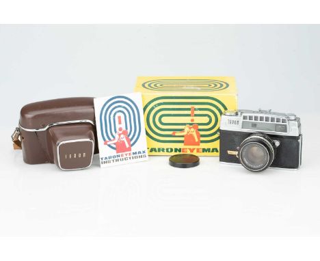 A Taron Eyemax 35mm Rangefinder Camera, A Taron Eyemax 35mm Rangefinder Camera,chrome, shutter working, rangefinder patch dim