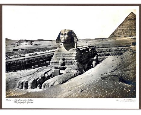 LEHNERT &amp; LANDROCK, A Photograph of the Excavated Sphinx, LEHNERT &amp; LANDROCK, A Photograph of the Excavated Sphinx,vi