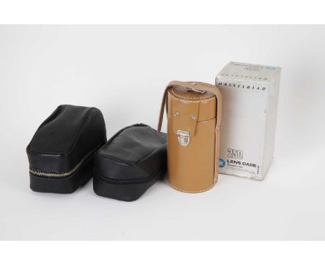 A Selection of Hasselblad Cases, A Selection of Hasselblad Cases,including a case 506 - 58322 soft ever-ready case in black, 