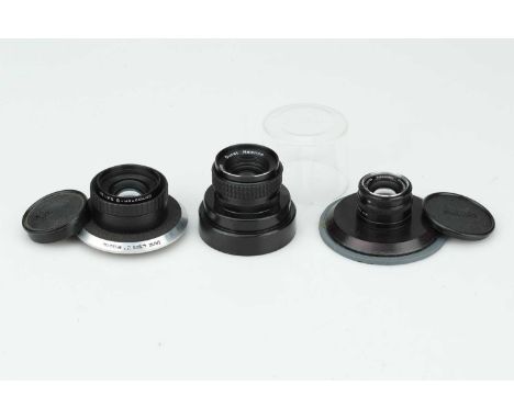 A Selection of Three Enlarging Lenses, A Selection of Three Enlarging Lenses,including a Schneider-Kreuznach Componon 105mm f
