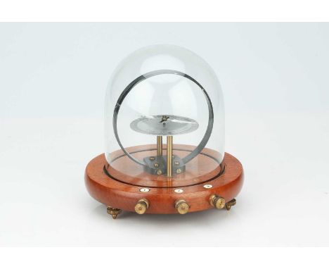 A Tangent Galvanometer Under a Glass Dome, A Tangent Galvanometer Under a Glass Dome,English, c.1920, signed to the dial Phil